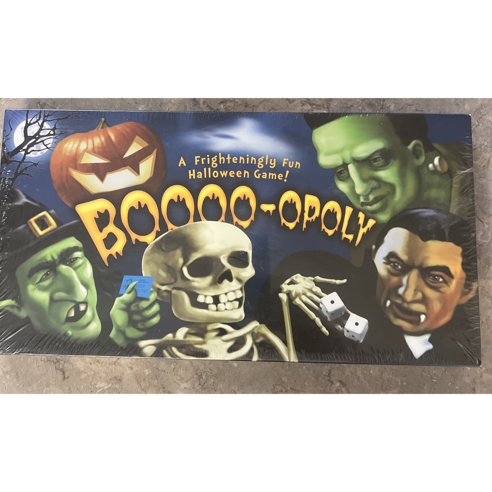 BOOOO-OPOLY Monopoly A Frighteningly Board Game for Halloween Sealed